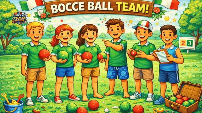 Bocce Ball Team Name