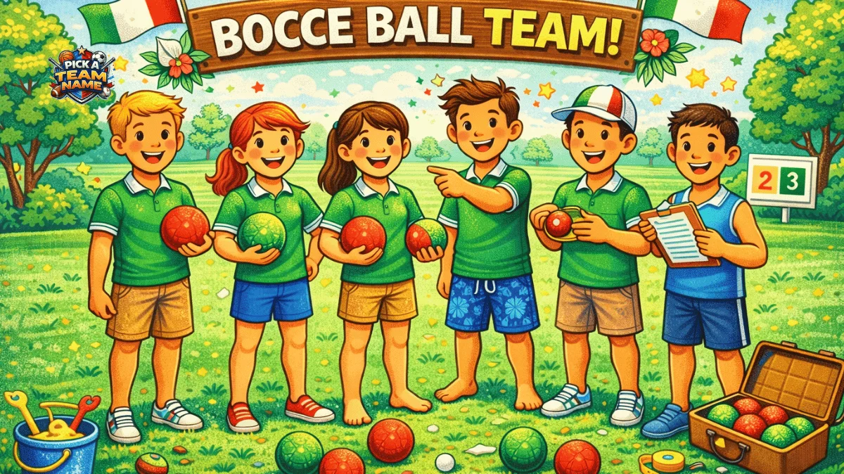 Bocce Ball Team Name