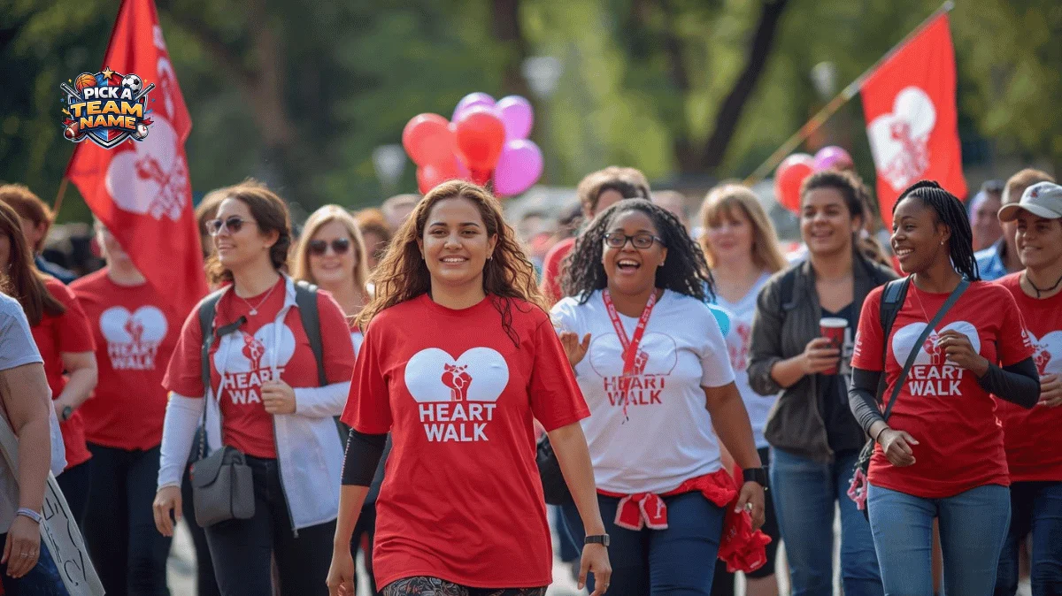 heart walk team names