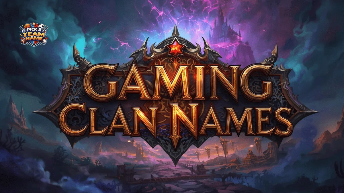 gaming clan names
