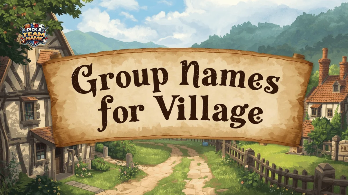 group names for village