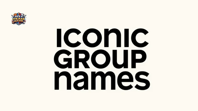 iconic group names