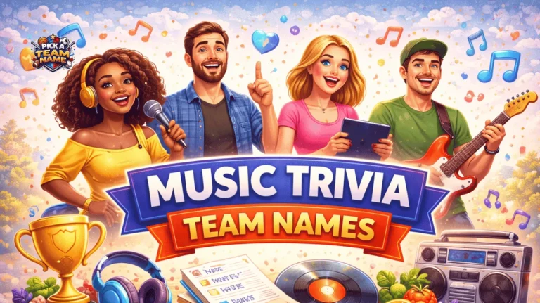 music trivia team names