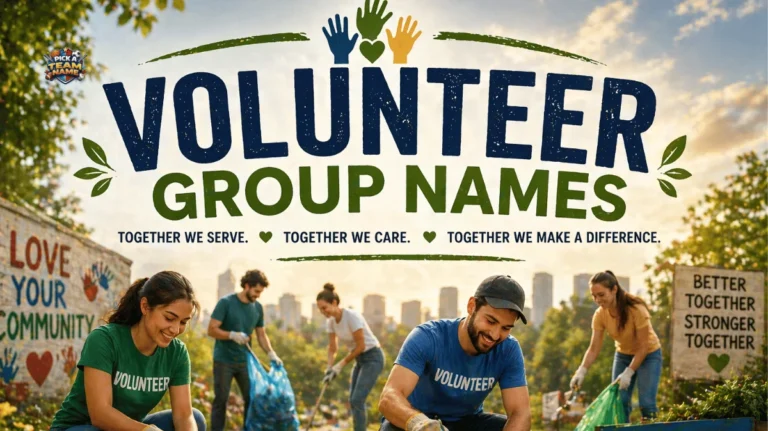 volunteer group names
