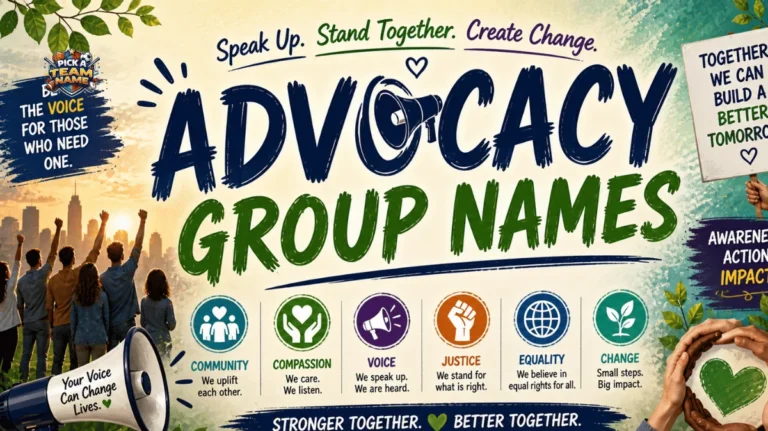 advocacy group names