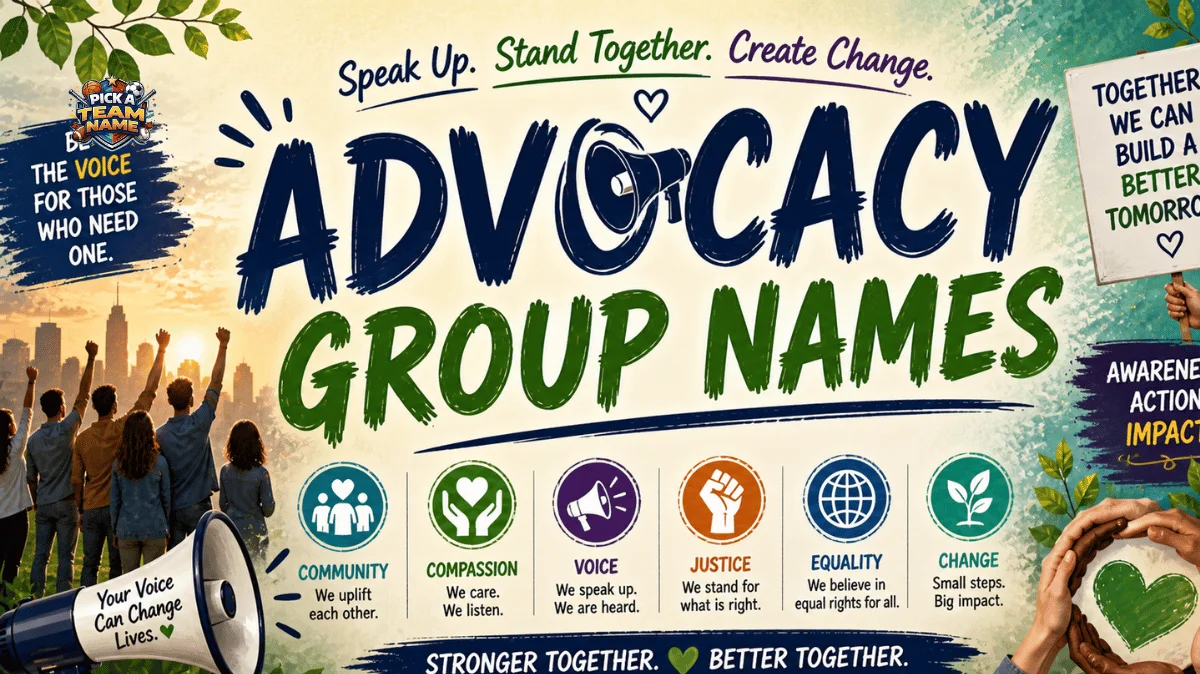 advocacy group names