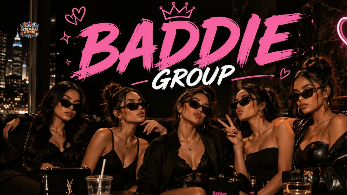 baddie group chat names