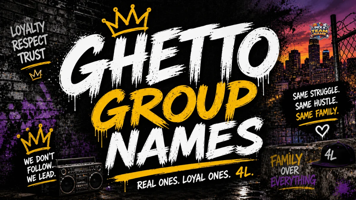 ghetto group names