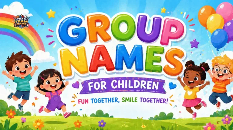 group names for children
