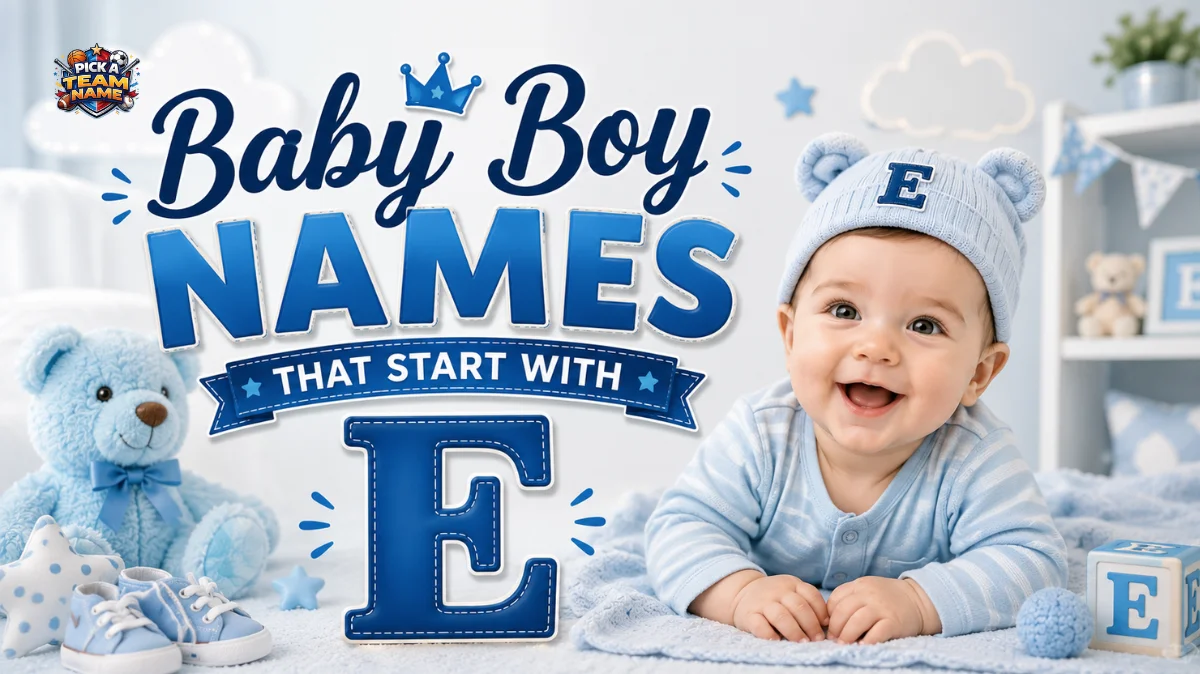 Baby Boy Names That Start With E