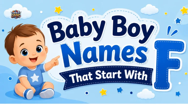 Baby Boy Names That Start With F