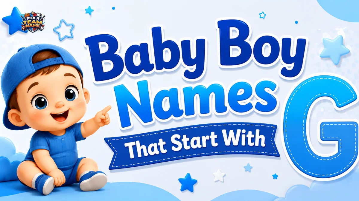 Baby Boy Names That Start With G