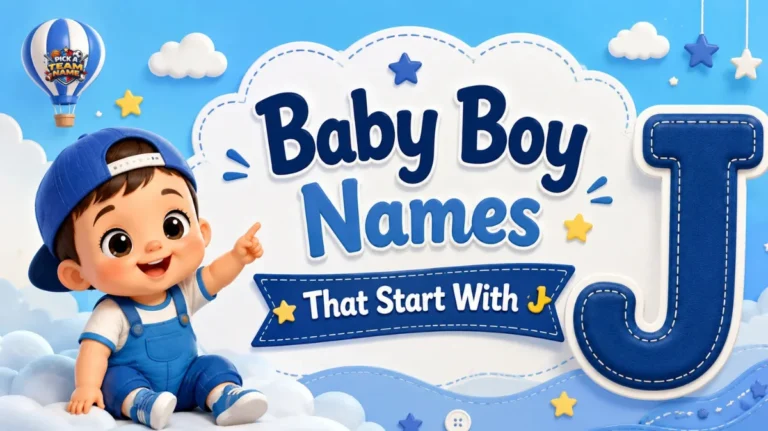 Baby Boy Names That Start With J