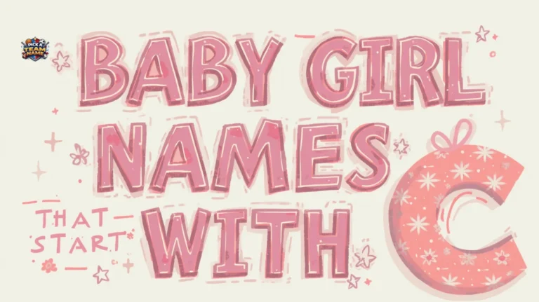 Baby Girl Names That Start With C