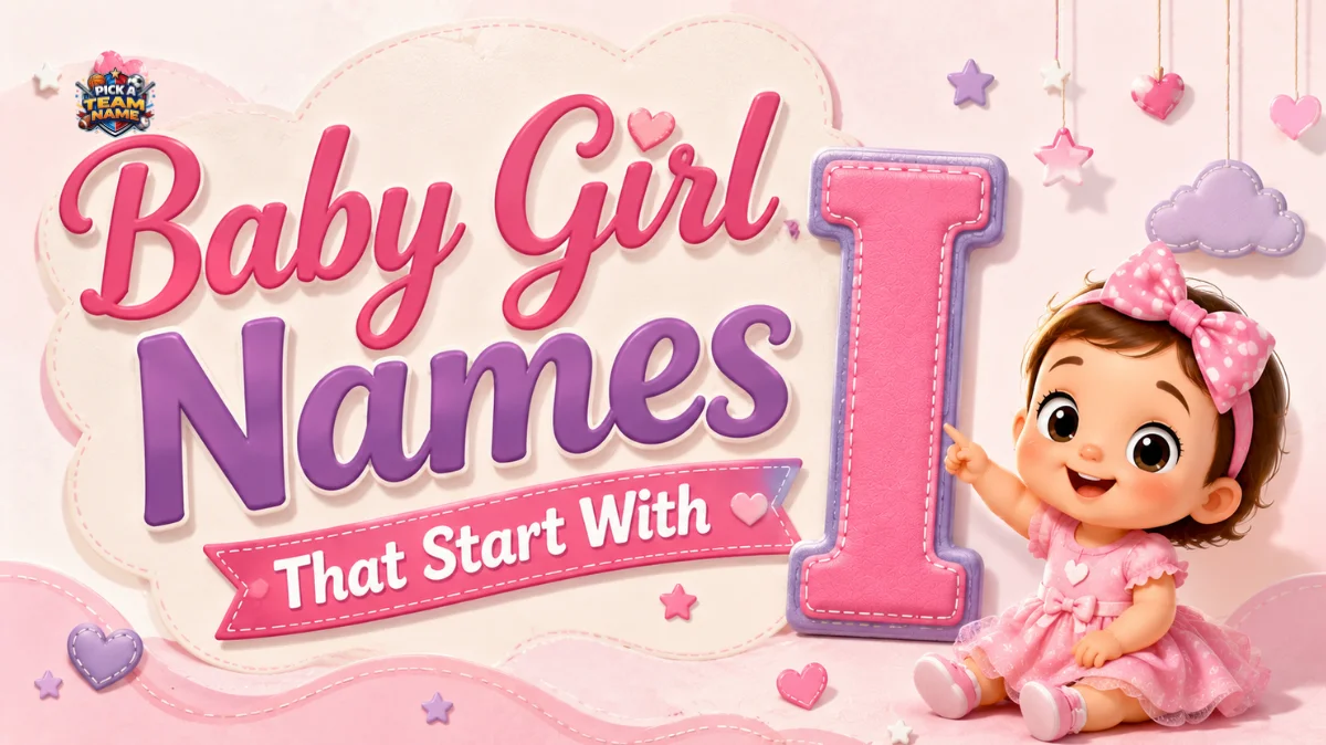 Baby Girl Names That Start With I