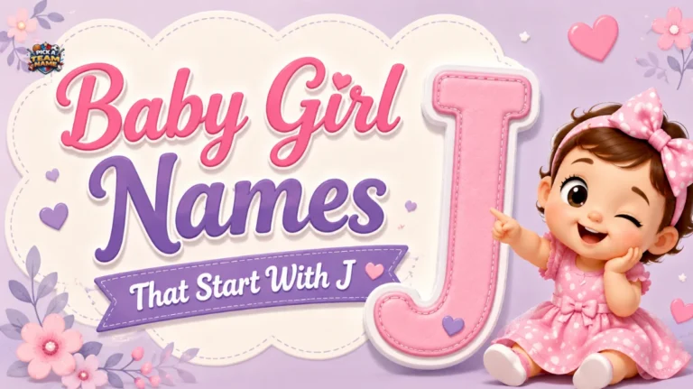 Baby Girl Names That Start With J