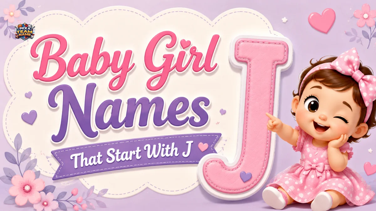 Baby Girl Names That Start With J