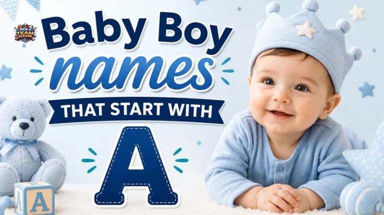 baby boy names that start with a
