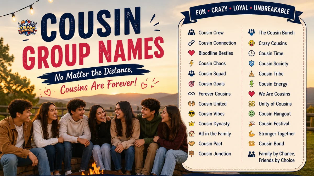 cousin group names