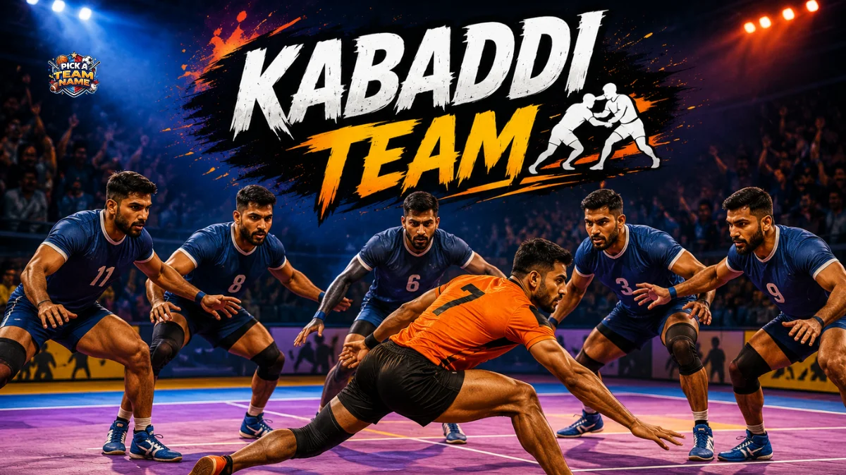 kabaddi team names