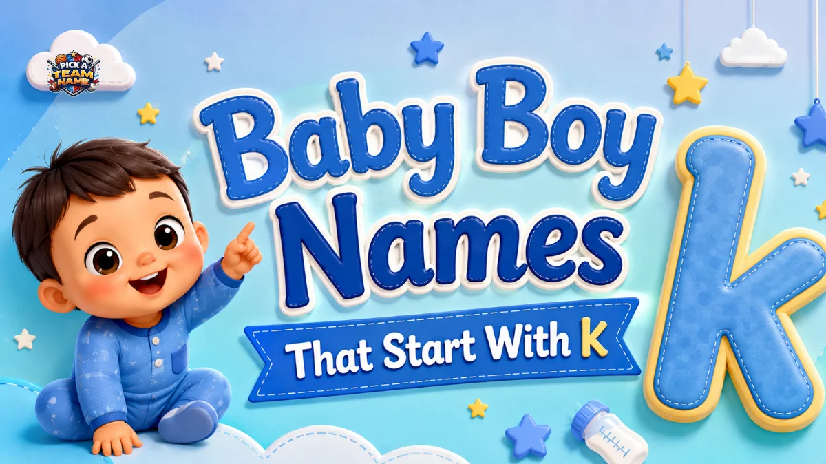 Baby Boy Names That Start With K