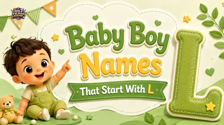 Baby Boy Names That Start With L