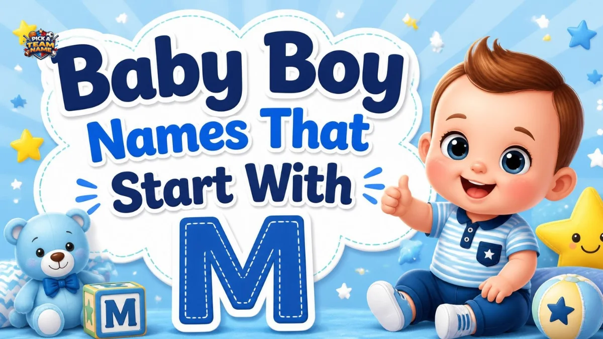 Baby Boy Names That Start With M