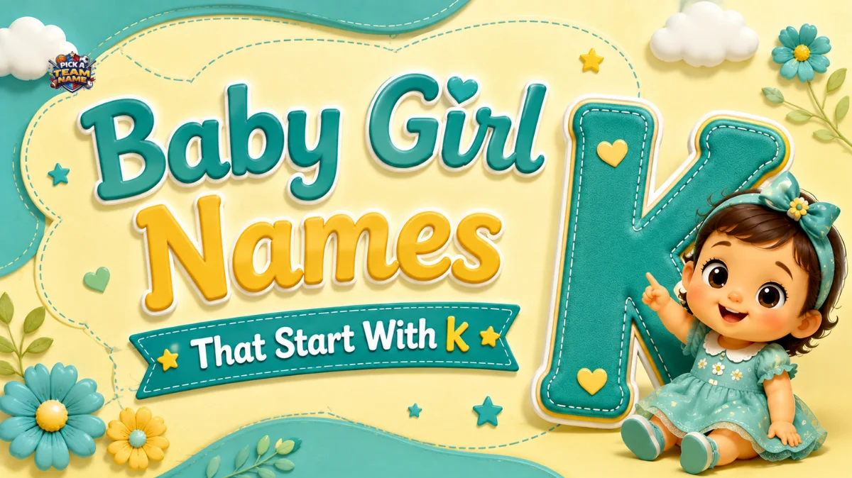 Baby Girl Names That Start With K
