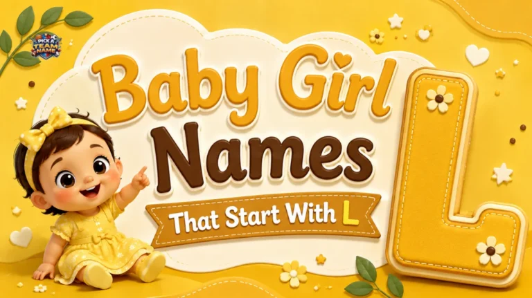 Baby Girl Names That Start With L